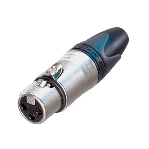 Neutrik - NC3FXX 3 pólusú XLR aljzat egyenes, lengő Neutrik - NC3FXX 3 pólusú XLR aljzat egyenes, lengő