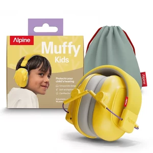 Alpine - Muffy fülvédőtok sárga