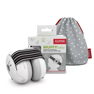 Alpine - Muffy Baby Classic Hallásvédelem csecsemőknek Fekete