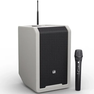LD Systems - ANNY 8 HHD B5 8"-os akkumulátoros Bluetooth PA rendszer keverővel, 1x vezeték nélküli kézi mikrofon - 584-608 MHz, városi szürke LD Systems - ANNY 8 HHD B5 8"-os akkumulátoros Bluetooth PA rendszer keverővel, 1x vezeték nélküli kézi mikrofon - 584-608 MHz, városi szürke