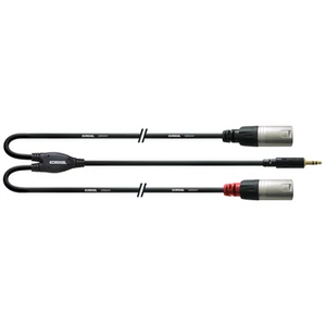 Cordial - CFY 3 WMM-LONG 3.5mm-es jack-2x XLR Rean csatlakozó 3m