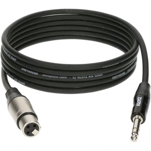 Klotz - Greyhound XLR-JACK kábel 3m bk
