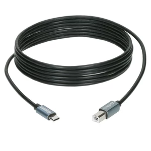Klotz - USB-CB-0.5 USB 2.0 nagysebességű kábel, USB-C/USB-B csatlakozókkal, 0,5 m