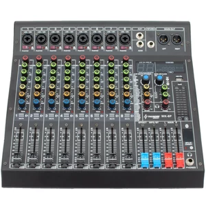 Thunder - WK-8P 2x400W, 8 csatornás keverőerősítő + Bluetooth + Effekt