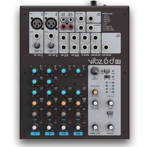 LD Systems - VIBZ 6 D keverőpult effektprocesszorral