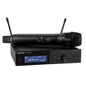 Shure - SLX-D+ digitális rendszer, kéziadó NXN8/C mikrofonfejjel, vevő