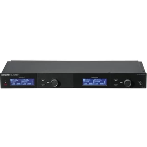 Shure - SLXD4QDAN+ Négycsatornás vevő SLX-D digitális rendszerhez Dante Audioval, 470-606MHz