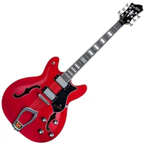 Hagstrom - Viking Transparent Cherry Elektromos jazz gitár Hagstrom - Viking Transparent Cherry Elektromos jazz gitár