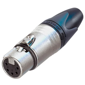 Neutrik - NC5FXX 5 pólusú XLR aljzat egyenes, lengő Neutrik - NC5FXX 5 pólusú XLR aljzat egyenes, lengő