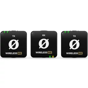 Rode - Wireless ME Dual ultra kompakt két csatornás digitális vezeték nélküli mikrofon rendszer két adóval adókba és vevőbe épített mikrofonnal