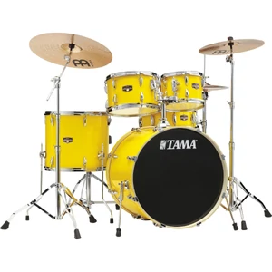 Tama - Imperialstar dobfelszerelés (22-10-12-16-14S") állványzattal, cintányérral és székkel, Electric Yellow
