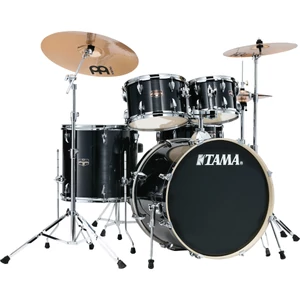 Tama - Imperialstar dobfelszerelés (22-10-12-16-14S") állványzattal, cintányérral és székkel, Hairline Black