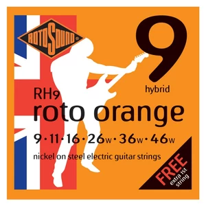 Rotosound - R9 Roto Orange hybrid elektromos gitárhúr készlet 9-46 Rotosound - R9 Roto Orange hybrid elektromos gitárhúr készlet 9-46