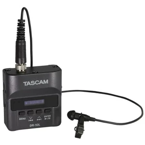Tascam - DR10L Memóriakártyás rögzítő, tartozék csíptetős mikrofonnal
