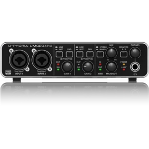 Behringer - UMC204HD U-Phoria külső USB hangkártya