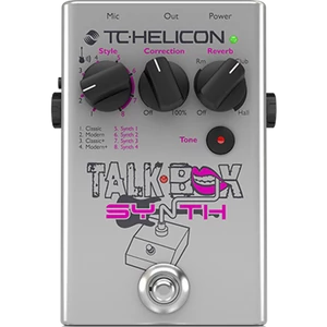 TC Helicon - Talkbox Synth ének effekt pedál, szemből