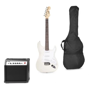 Max - GigKit Elektromos gitár szett fehér színben