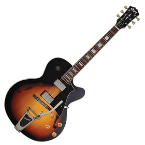 Cort - YorktownBV-TAB with bag félakusztikus gitár tokkal Bigsby-vel tobacco sunburst Cort - YorktownBV-TAB with bag félakusztikus gitár tokkal Bigsby-vel tobacco sunburst