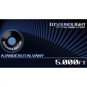5000 Ft ÉRTÉKŰ AJÁNDÉKUTALVÁNY