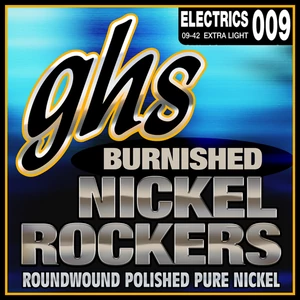 GHS el.húr - Burnished Nickel, Extra Light, 9-42 GHS el.húr - Burnished Nickel, Extra Light, 9-42