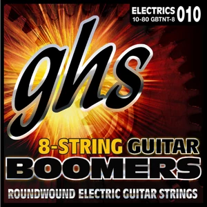 GHS el.húr 8 húros - Boomers, Thin/Thick - 010-080 GHS el.húr 8 húros - Boomers, Thin/Thick - 010-080