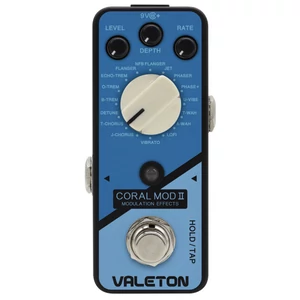 Valeton - VT-CRL-8 Coral Mod II, modulációs effektpedál Valeton - VT-CRL-8 Coral Mod II, modulációs effektpedál