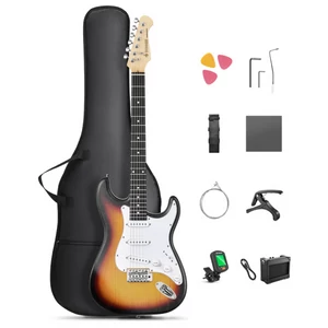 Donner - Do-DST-80-SB elektromos gitár szett erősítővel, sunburst