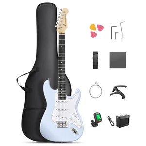 Donner - Do-DST-80-SO elektromos gitár szett erősítővel, sonic blue