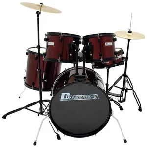 DIMAVERY - DS-200 Drum set wine red