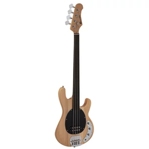 Dimavery - MM-501 E-BASS fretless elektromos basszusgitár natúr, szemből