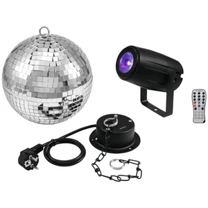 Eurolite - Tükörgömb 20cm motorral LED PST-5 QCL Spot bk