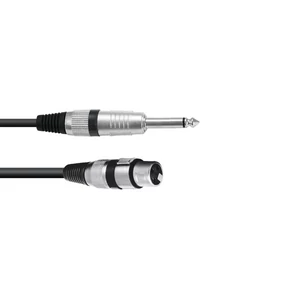 OMNITRONIC - Adaptercable XLR(F)/Jack mono 2m bk