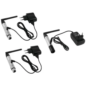 EUROLITE Set QuickDMX 1x transmitter + 2x receiver