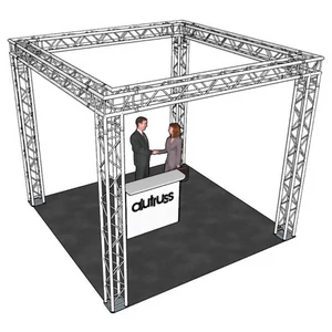 ALUTRUSS Truss set QUADLOCK 6082 square 4x4x3.5m (WxDxH)