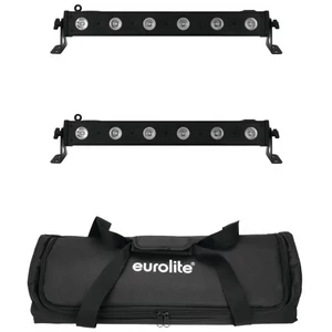 EUROLITE Set 2x LED BAR-6 QCL RGBA + Soft Bag