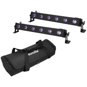 EUROLITE Set 2x LED BAR-6 UV Leiste + Soft-Bag EUROLITE Set 2x LED BAR-6 UV Leiste + Soft-Bag