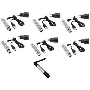 EUROLITE Set QuickDMX 1x transmitter + 6x AKKU receiver
