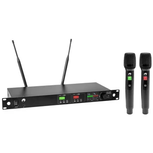 OMNITRONIC UHF-602 2-channel Wireless Mic System 520-554 MHz OMNITRONIC UHF-602 2-channel Wireless Mic System 520-554 MHz