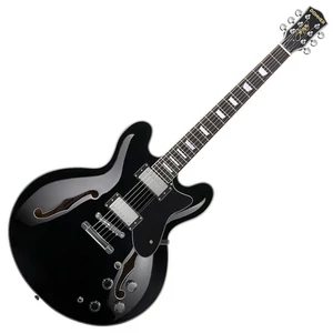 Donner - Do-DJP-1000-BK félakusztikus jazzgitár, fekete