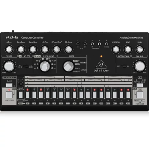 Behringer - RD-6-BK analóg dobgép szekvenszerrel, fekete
