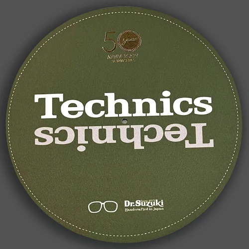 Dr.Suzuki X Technics - 12" 50th Limited Edition Slipmat 2db zöld