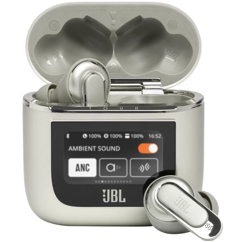 JBL - Tour Pro 2 CPG  - Bluetooth fülhallgató adaptív zajszűrő technológiával, pezsgőszín