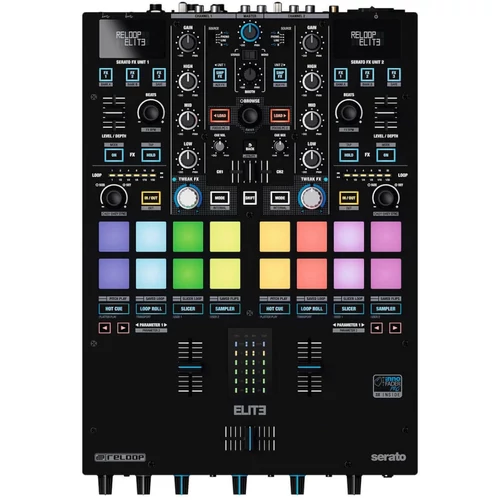 Reloop - Elite 2 csatornás Serato DVS DJ keverő