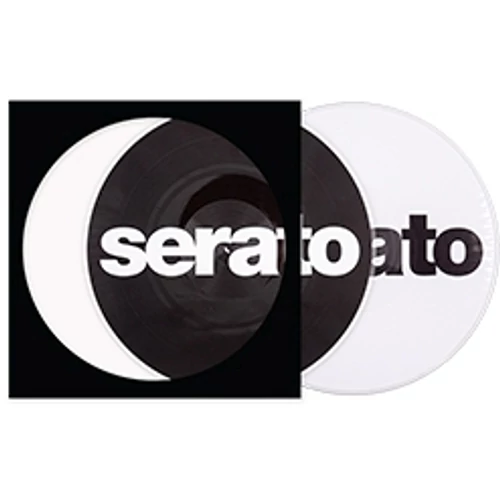 Serato logós picture bakelit lemezpár, 12