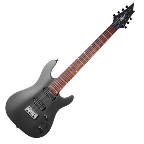 Cort - KX257B-MBLK 7 húros bariton elektromos gitár matt fekete