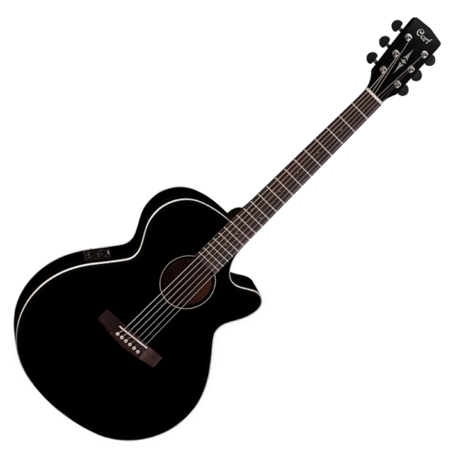 Cort - SFX1F-BK EA. OOO Western gitár elektronikával fekete