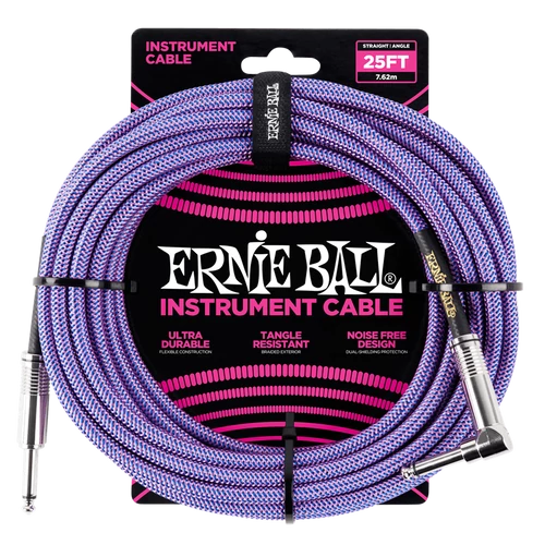 Ernie Ball - Vasalózsinór kábel 7.65m Lila
