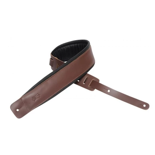 Levys - DM1PD Padded Leather gitárheveder barna