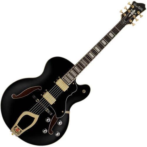 Hagstrom - HJ500 Elektromos jazzgitár, Fekete