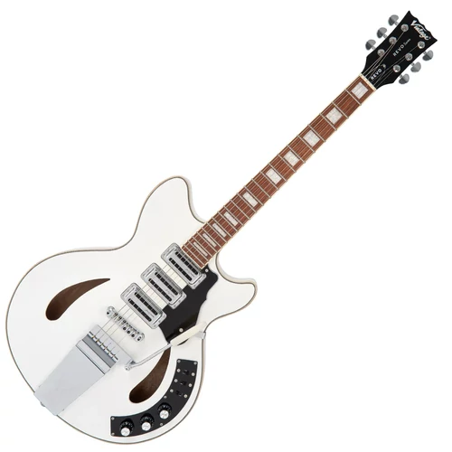 Vintage -  VRS550AW Revo félakusztikus jazz gitár fehér